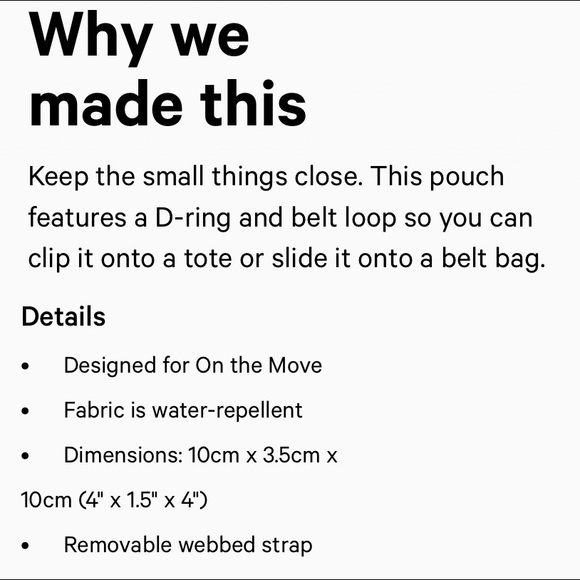 LAST ONE: Lululemon Logo Pouch - Picture 10 of 10